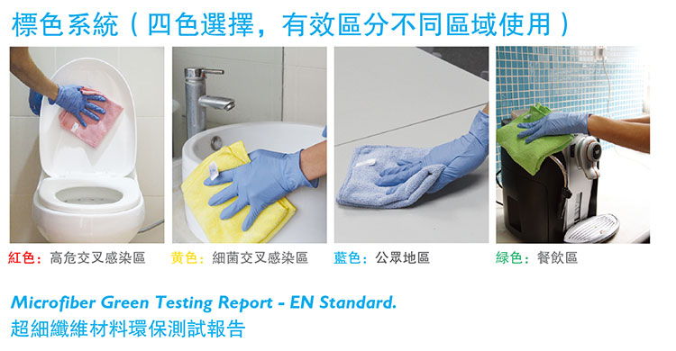施達(dá) 微纖清潔抹布 30x60cm 紅黃藍(lán)綠白五色可選 EC 283060